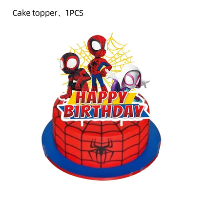 Marvel Birthday Party Disposable Tableware Spider-Man