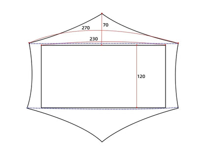 FLAME’S CREED Lanshan 2 Pro Lightweight Backpacking Tent