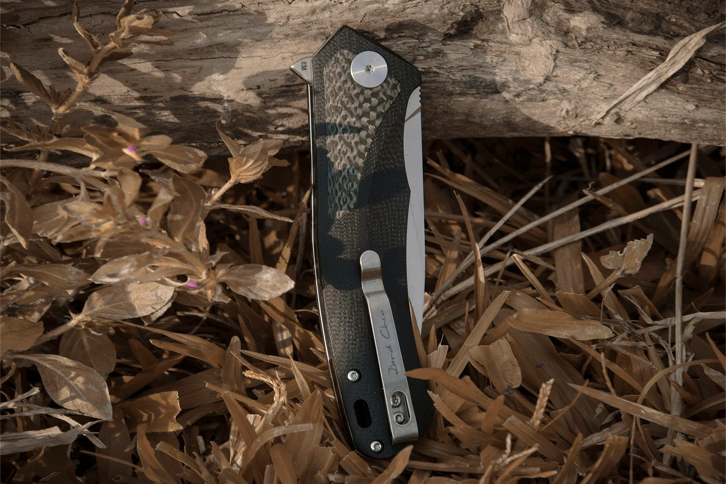 Petrified Fish PF838 Folding Knife D2 Steel EDC Tool