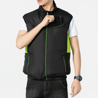 2024 Cool Vest Wearable Cooling Fan Fishing Work Vest