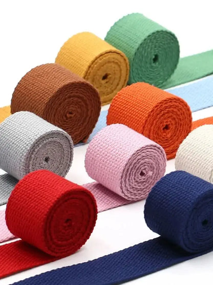 5M Cotton Webbing DIY Sewing Fabric Pet Rope Accessories