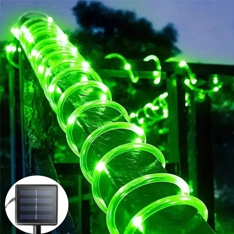 Waterproof Solar Tube String Lights with 8 Modes