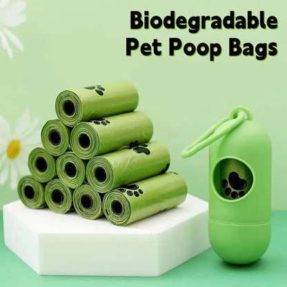 Biodegradable Dog Poop Bags Scented Waste Dispenser