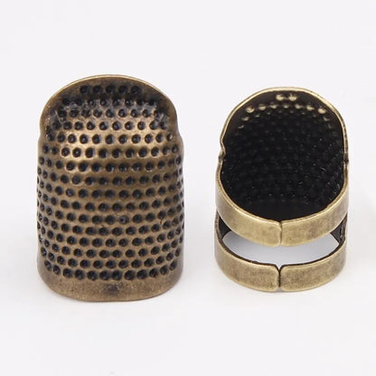 Copper Thimble Retro Finger Protector Sewing Tool