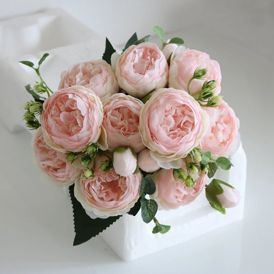 Artificial Peony Bouquet - Shop Dealza