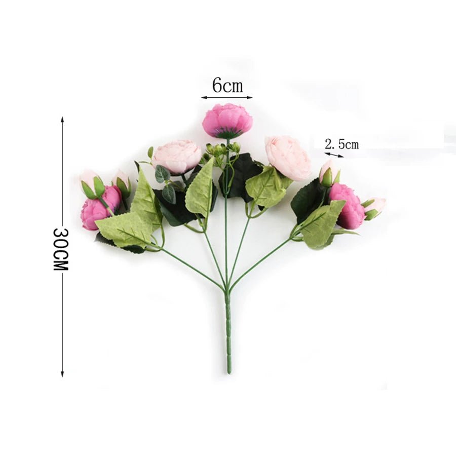 Artificial Peony Bouquet - Shop Dealza