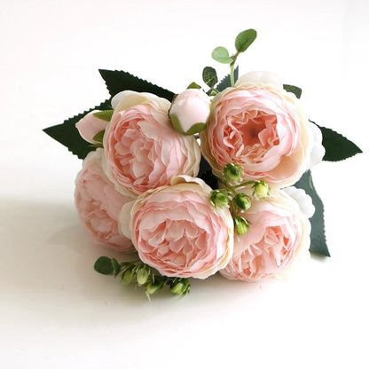 Artificial Peony Bouquet - Shop Dealza