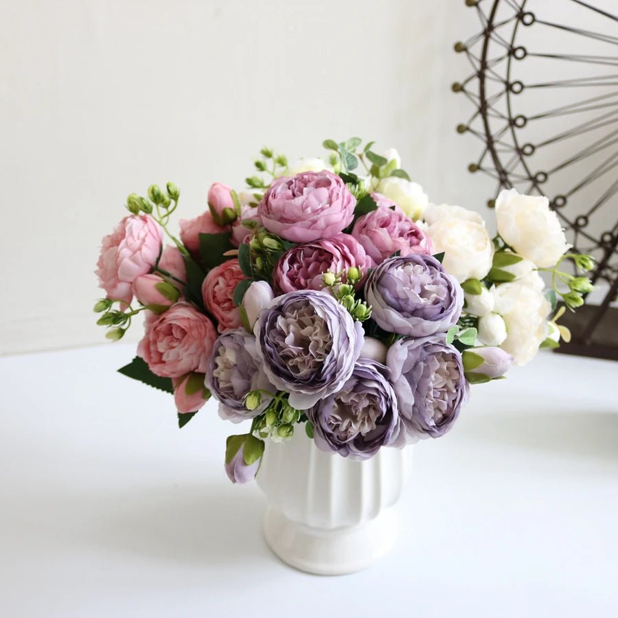 Artificial Peony Bouquet - Shop Dealza