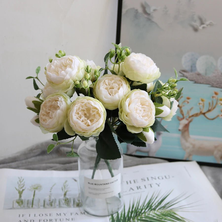 Artificial Peony Bouquet - Shop Dealza