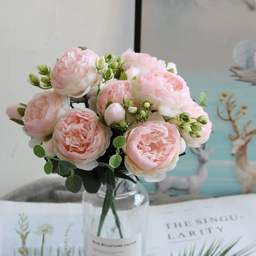 Artificial Peony Bouquet - Shop Dealza