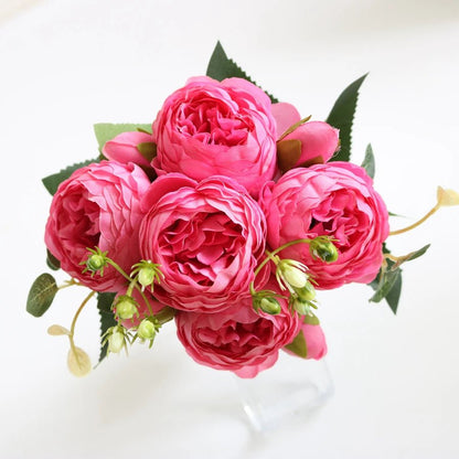 Artificial Peony Bouquet - Shop Dealza