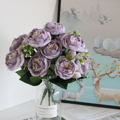 Artificial Peony Bouquet - Shop Dealza