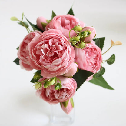 Artificial Peony Bouquet - Shop Dealza