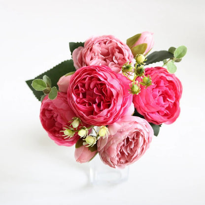 Artificial Peony Bouquet - Shop Dealza