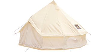 VEVOR 3-7m Waterproof Cotton Canvas Bell Tent Family Yurt