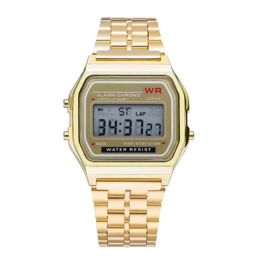 F91W Steel Strap Watch LED Digital Unisex Sports Wristwatch - Shop Dealza