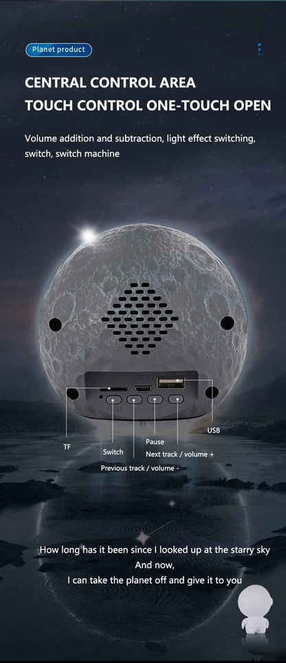 Floating Astronaut Bluetooth Speaker with RGB Lights - Cool Gift - Shop Dealza