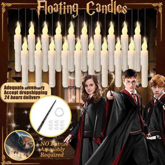 Halloween LED Floating Candles Battery Operated Decor - Shop Dealza