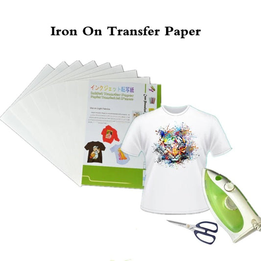 Inkjet Heat Transfer Paper Iron - on A4 for T-Shirt - Shop Dealza