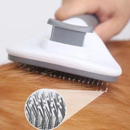 One - Click Pet Hair Removal Comb Brush Dog Cat Grooming Beauty Tool - Shop Dealza