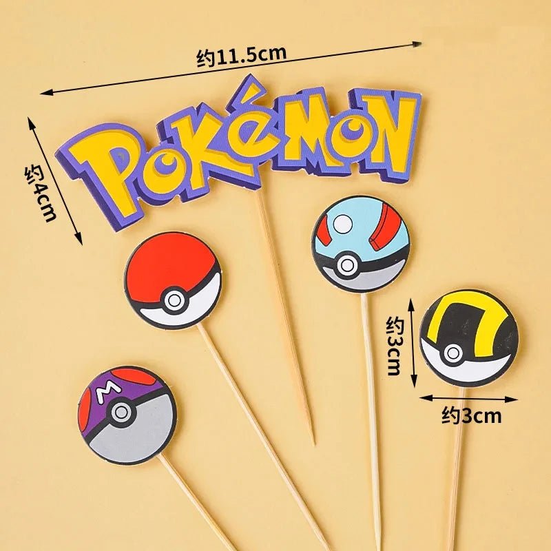 Pokemon Cake Topper Set (13 pcs) - Shop Dealza