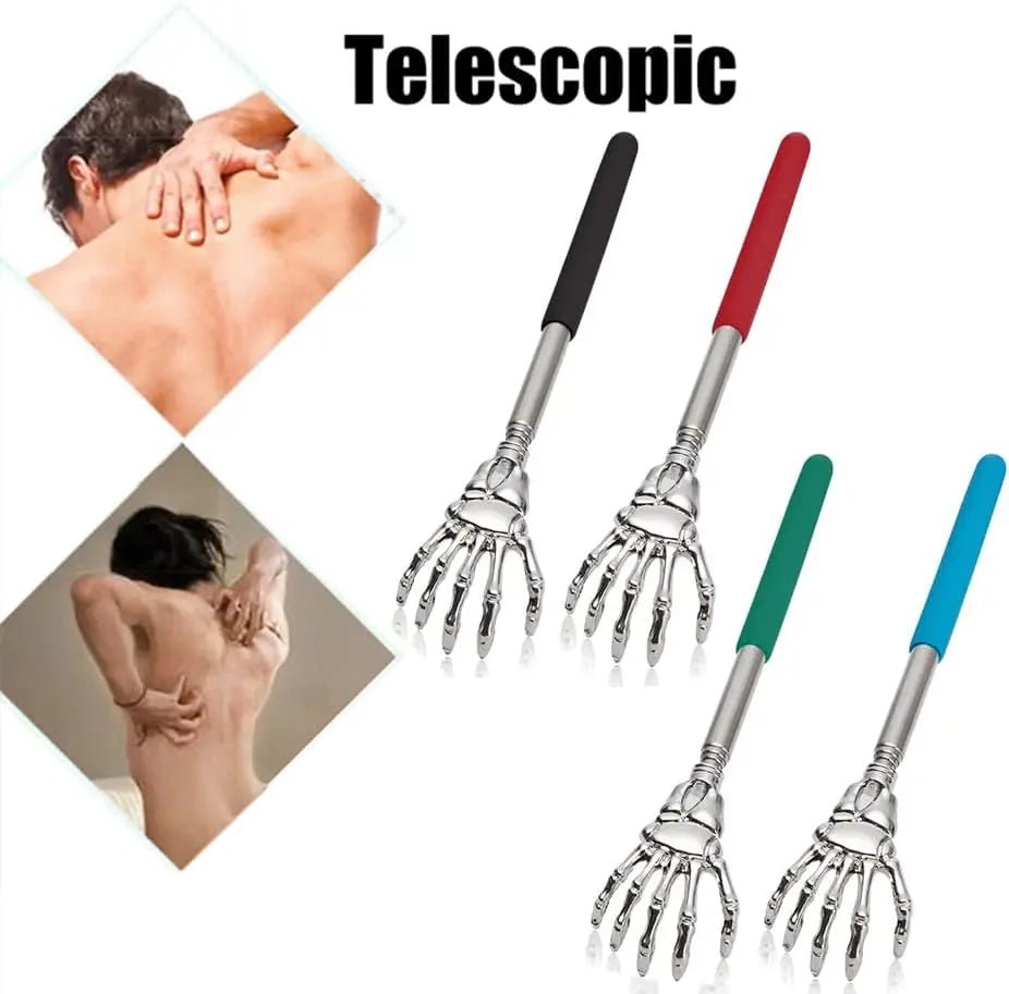 Stainless Steel Telescopic Back Scratcher Extendable Massager Tool - Shop Dealza